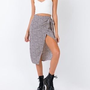 Princess Polly Romeo Midi Skirt Tan